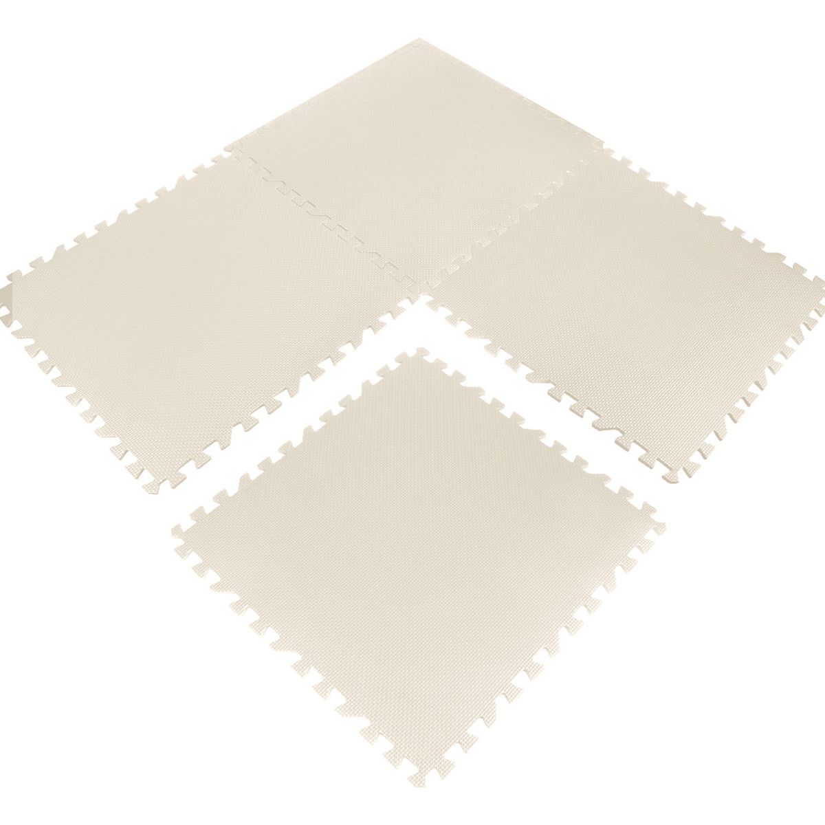 SUPERCENTER - Pack 8 Unidad Piso Deportivo Goma Eva Antigolpes 60x60 Blanco