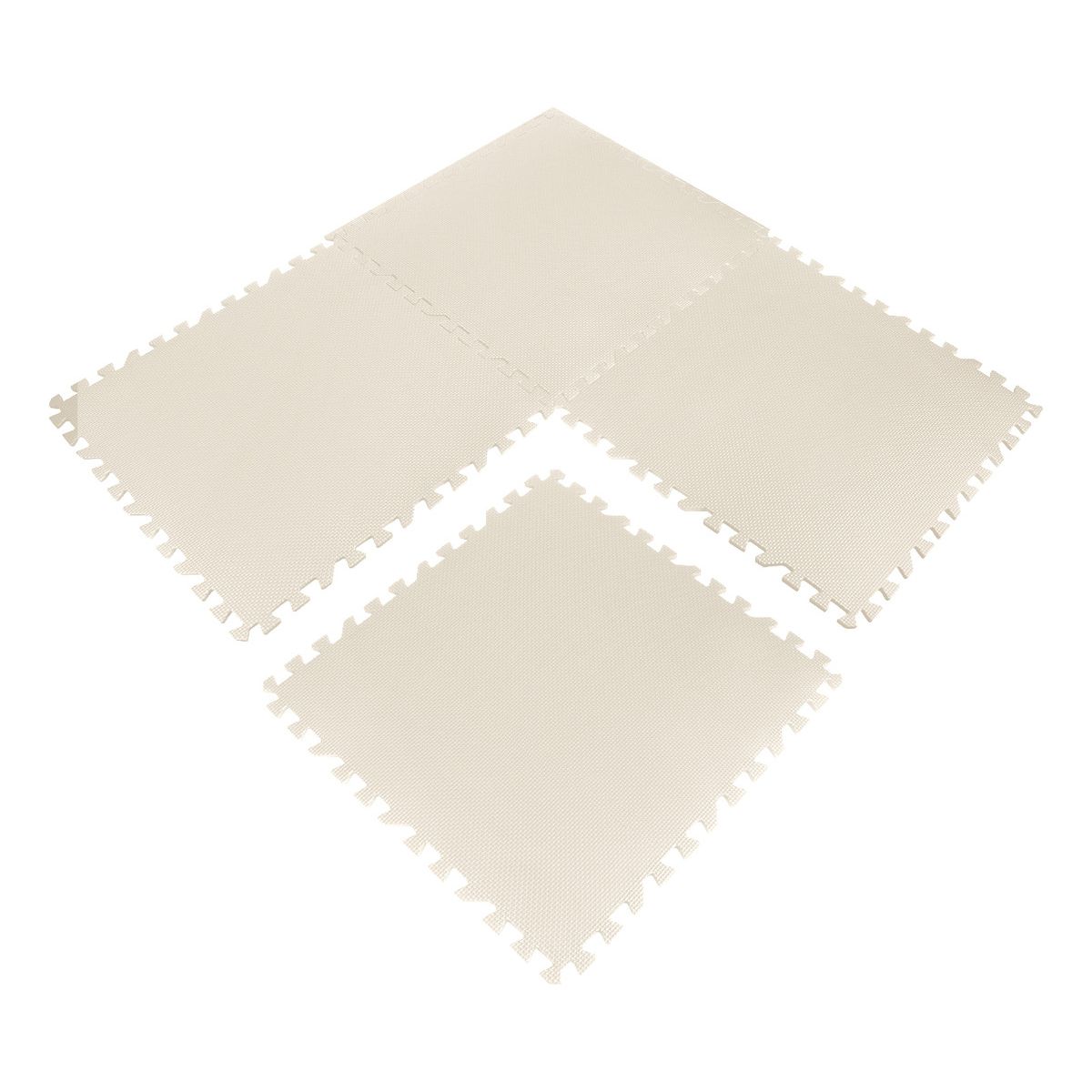 SUPERCENTER - Pack 8 Unidad Piso Deportivo Goma Eva Antigolpes 60x60 Blanco