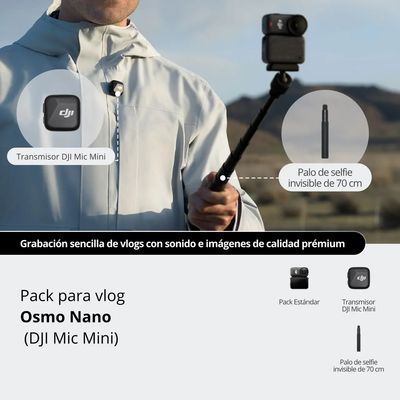 Imagen 2 del producto Cámara Pack para vlog Osmo Nano 64 GB Negro