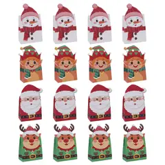 ATURE - 16 Cajas De Regalos Navidad 18*4*8cm G Premium Navidad