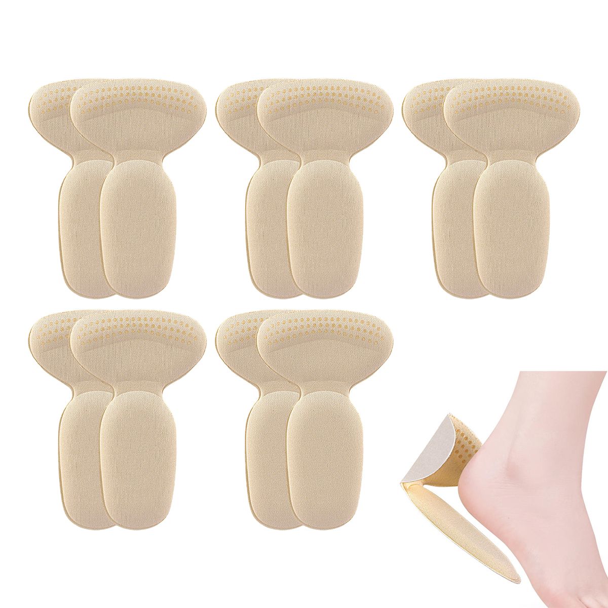 ATURE - Kit De Conf5pares De Taloneras Suaves Para Zapatos De Tacón