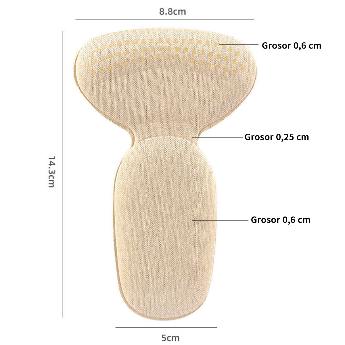 ATURE - Kit De Conf5pares De Taloneras Suaves Para Zapatos De Tacón