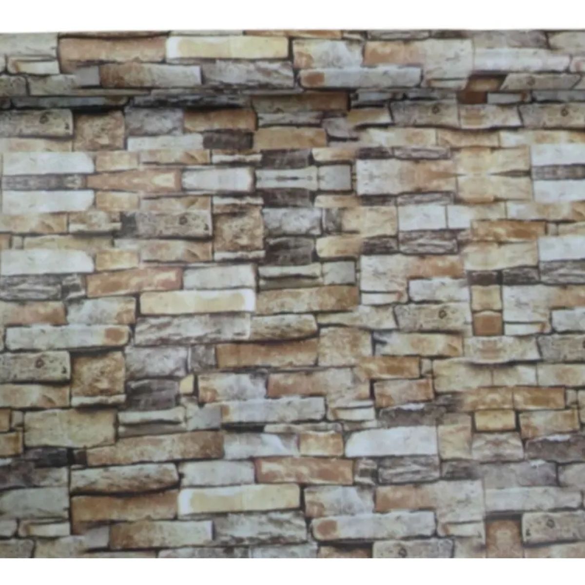 SUPERCENTER - Papel Mural Texturizado Autoadhesivo Rollo 10mx60cm 39patrón Ladrillo
