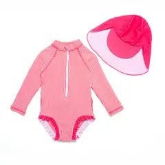 BONVERANO - Traje de baño con protección UV para niña