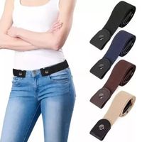 Cinturón Elástico Pack De 4 Uds Sin Hebilla Unisex