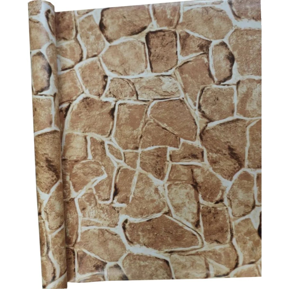 SUPERCENTER - Papel Mural Texturizado Autoadhesivo Rollo 10mx60cm 39patrón Ladrillo3