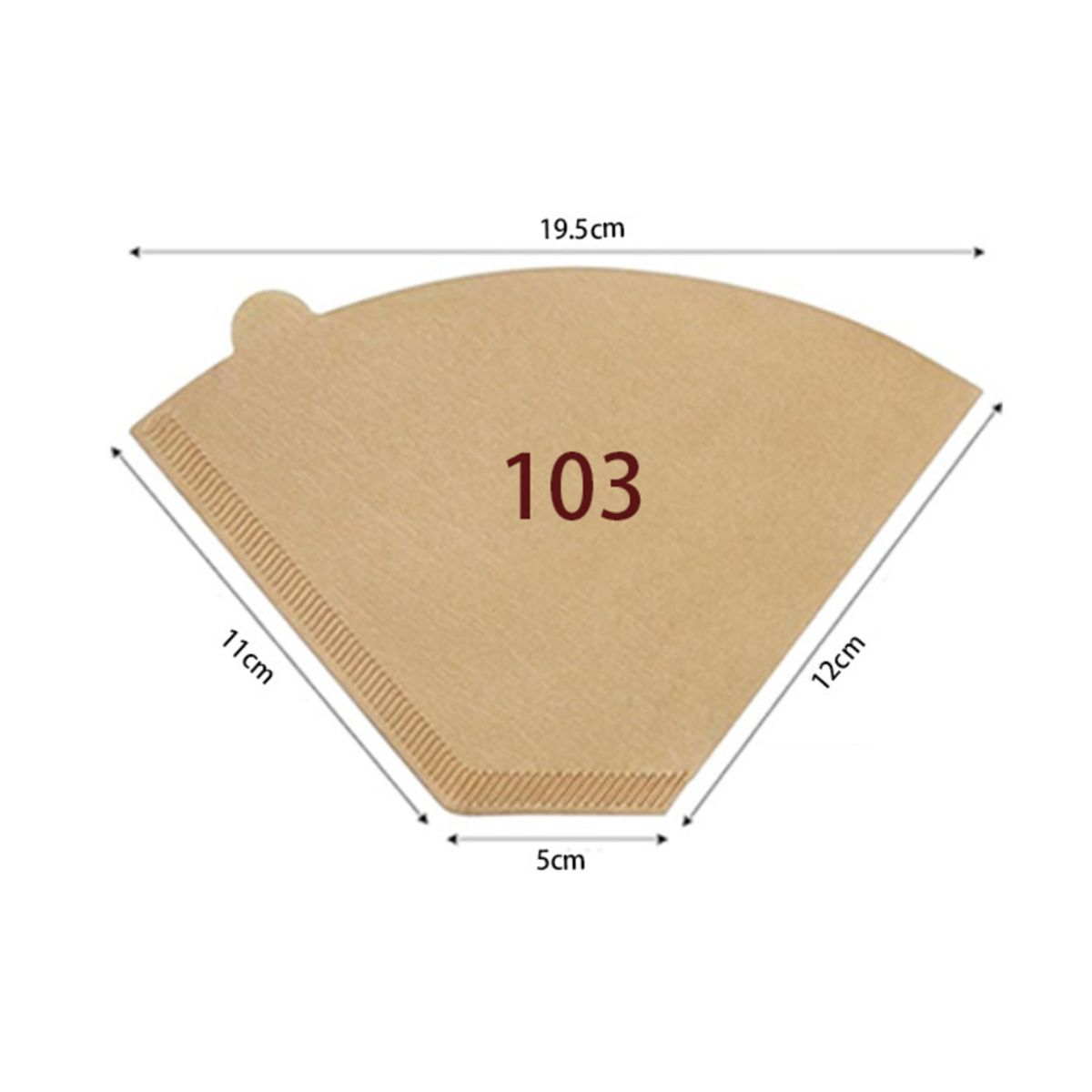 ATURE - Filtros De Café Preparados A Mano 200pcs