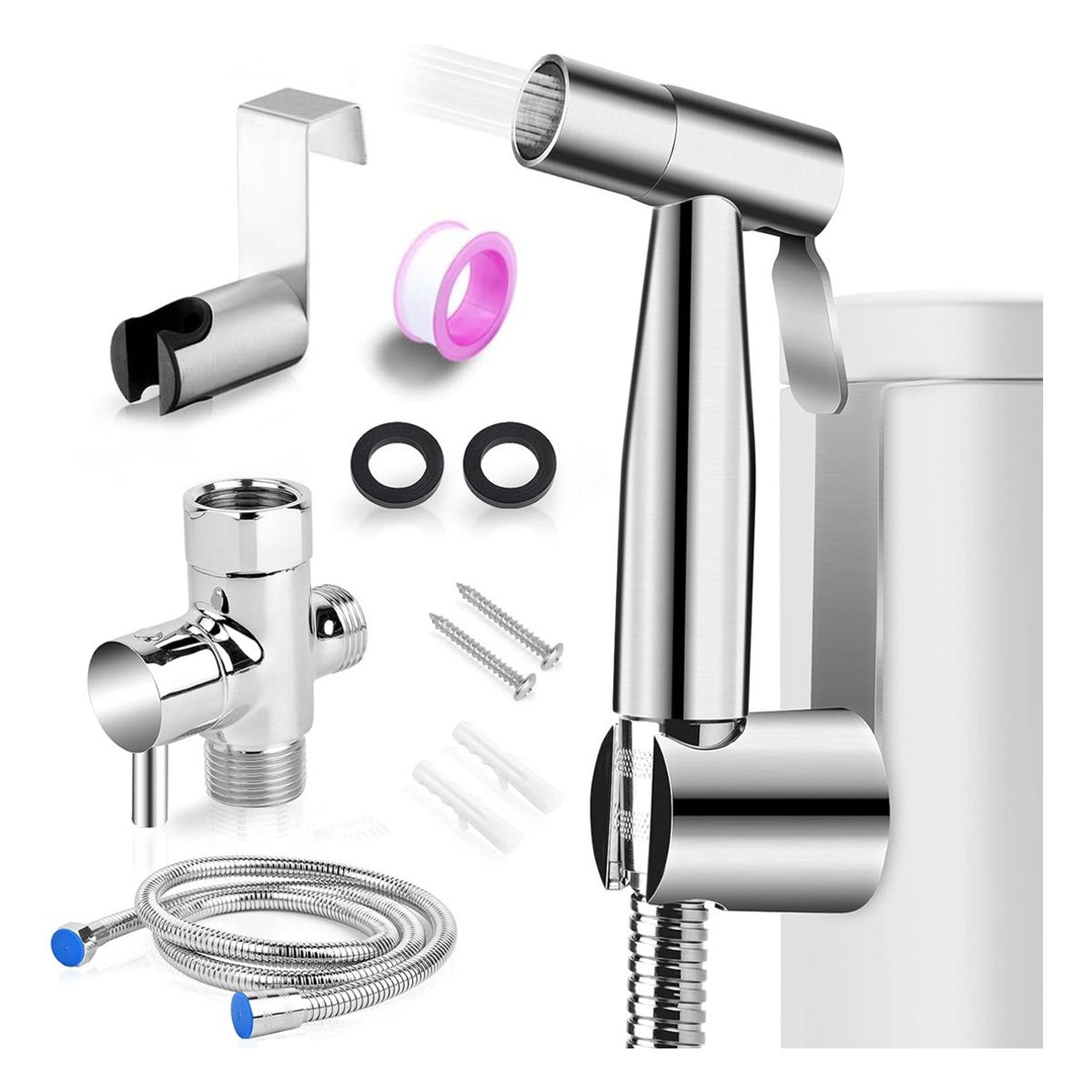 SUPERCENTER - Ducha Bidet Arabe Acero Inoxidable Baño Wc Alta Calidad