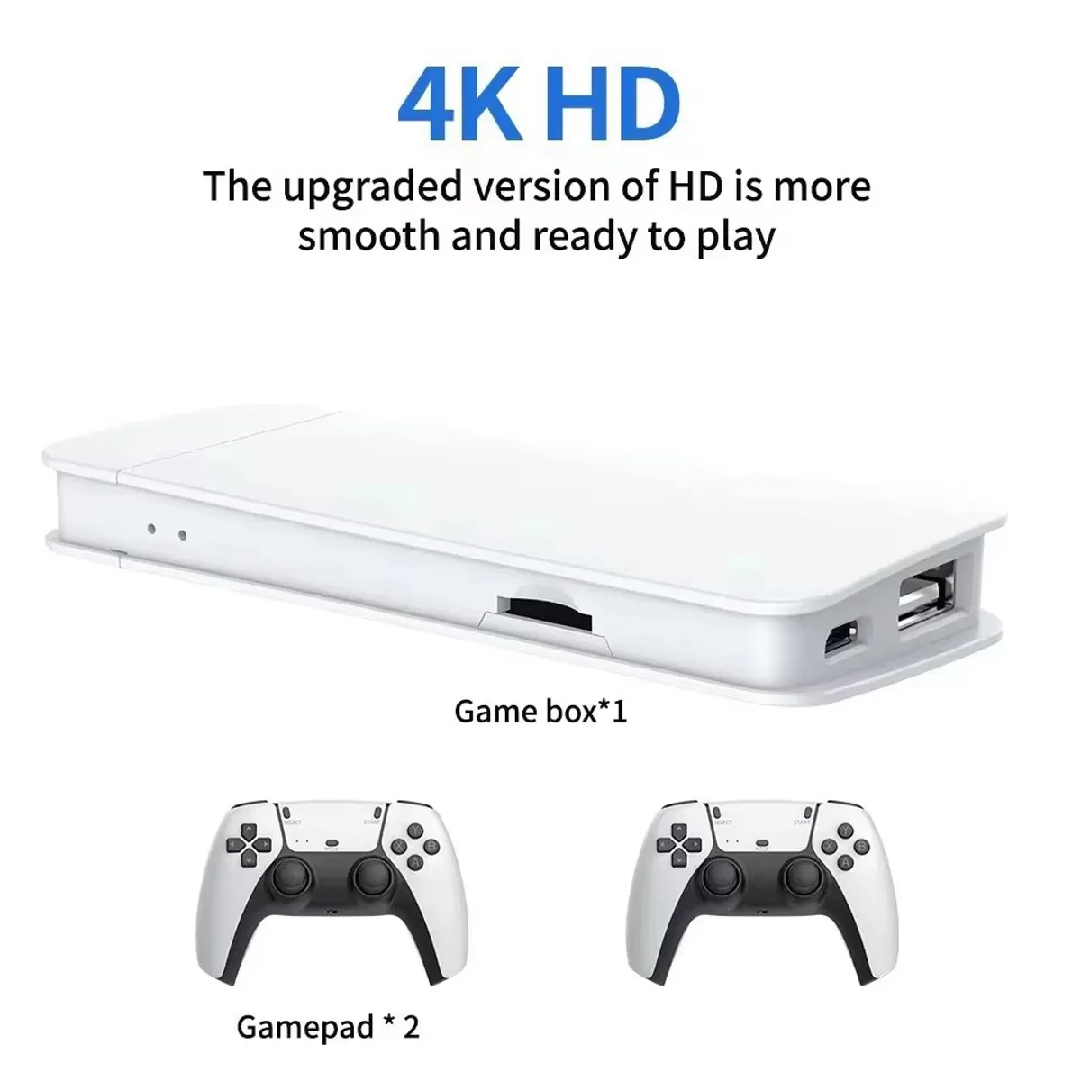 CORRERREY - Consola de videojuegos 24G 4K HD 20000+ juegos clásicos para TV
