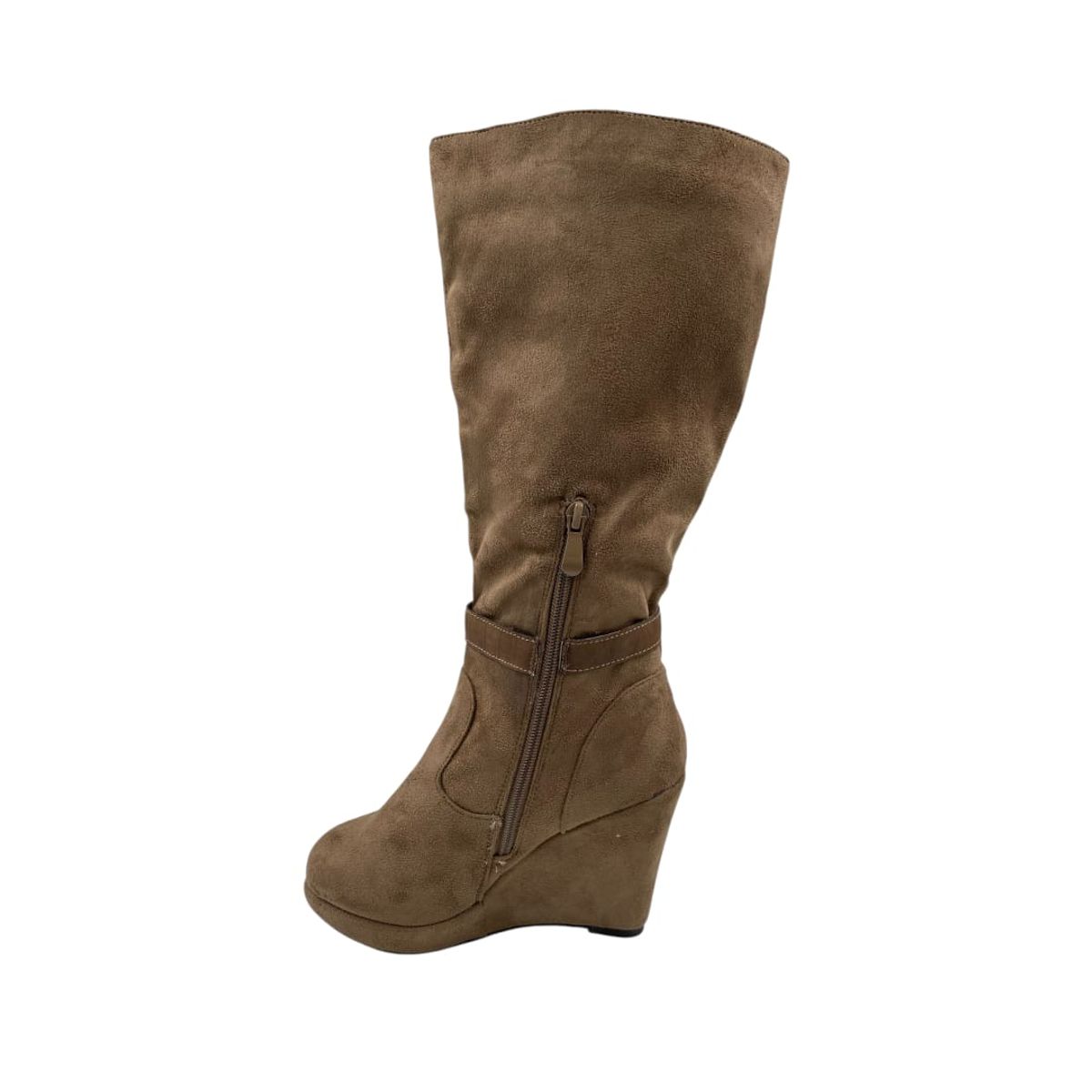 HERIEL - Bota Café Taco Cuña Mujer