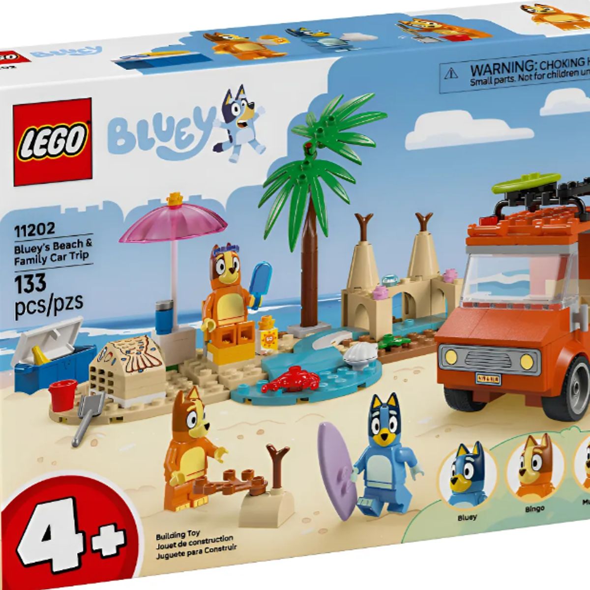 LEGO - Lego Excursión Familiar A La Playa De Bluey - 11202 - 133pz 133