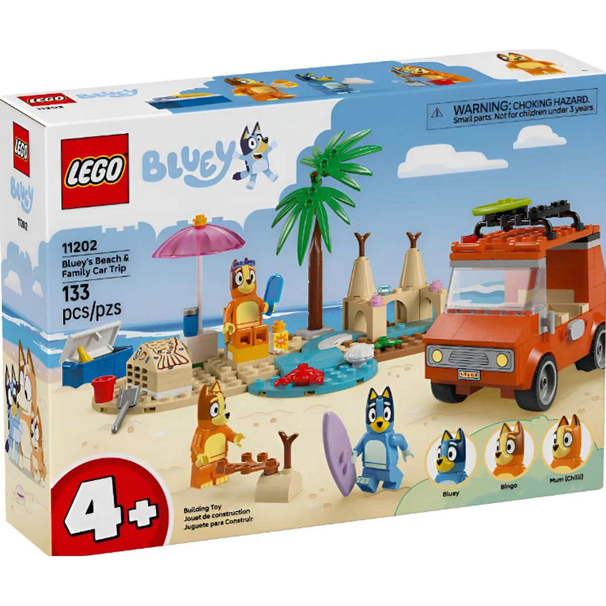 LEGO - Lego Excursión Familiar A La Playa De Bluey - 11202 - 133pz 133
