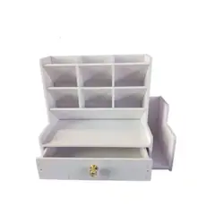 GENERICO - Organizador de escritorio 10 compartimiento 1 cajón