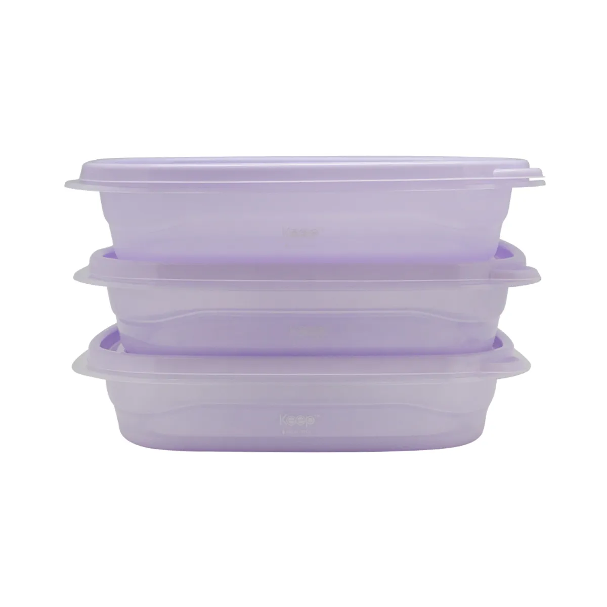 KEEP - Set 3 Contenedores Apilables PP 950 Ml Keep