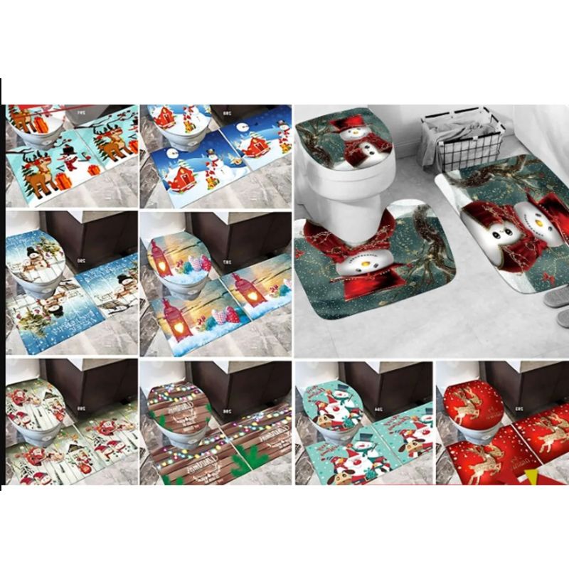 GENERICO - Set de Baño Navidad 3piezas