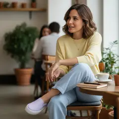 VIA MARTE - ZAPATILLA PANCHITA LILA