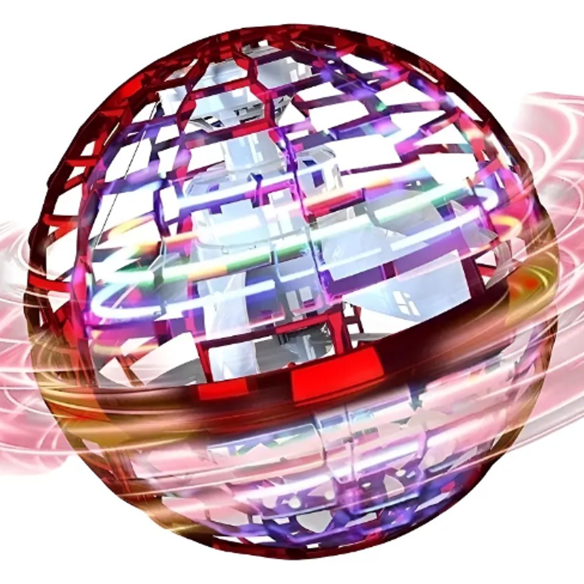 GENERICO - Pelota Voladora Con Luz Led Rgb Mini Bola Spinner Ball