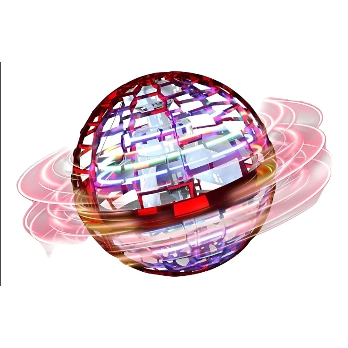 GENERICO - Pelota Voladora Con Luz Led Rgb Mini Bola Spinner Ball