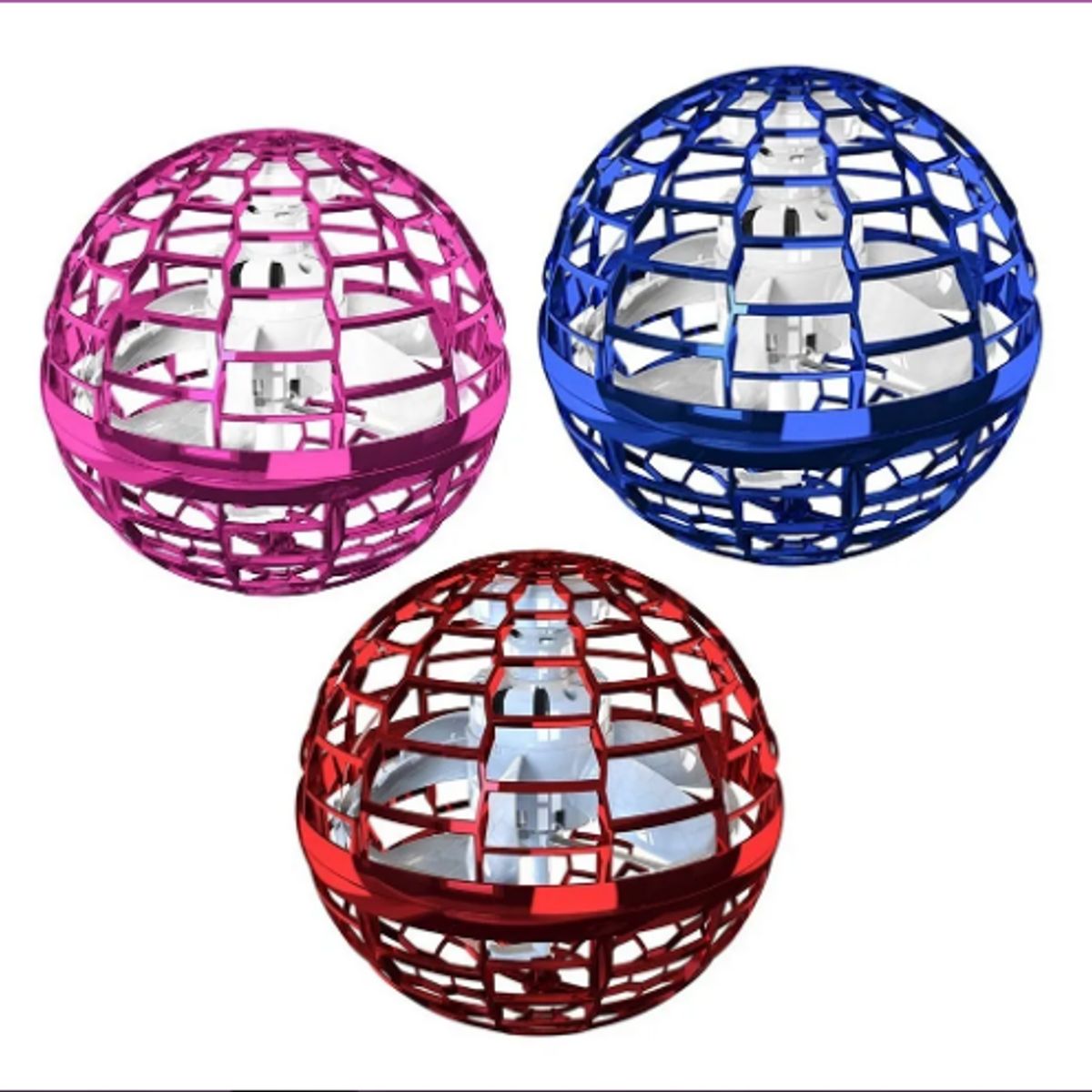 GENERICO - Pelota Voladora Con Luz Led Rgb Mini Bola Spinner Ball