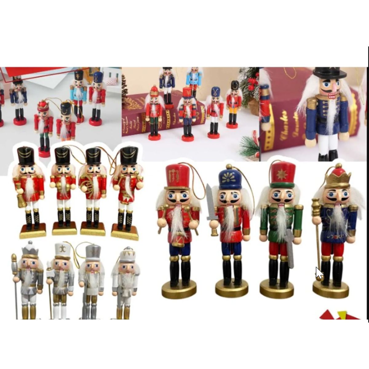 GENERICO - Cascanueces Colgantes 12.5cm pack 4