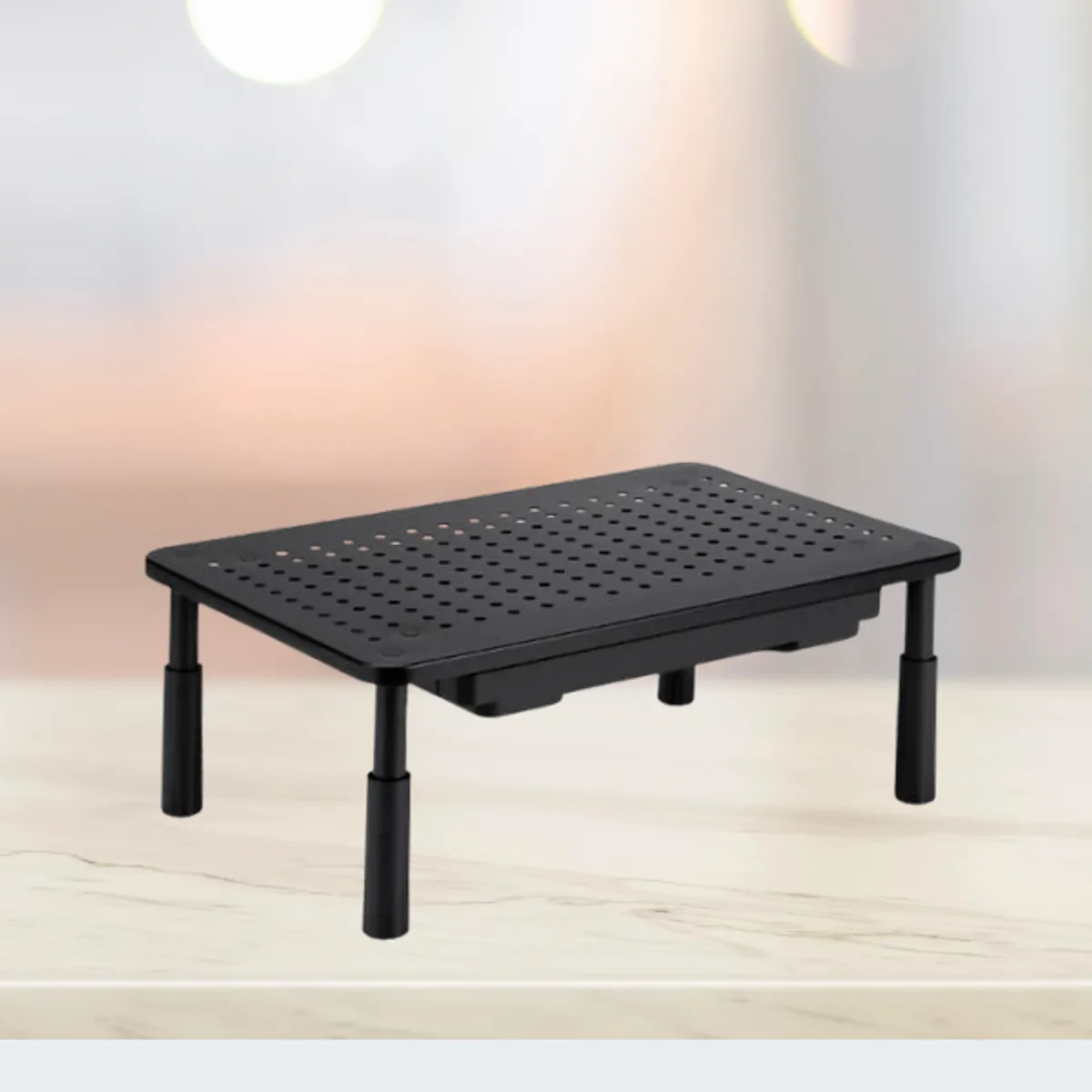 ERGOSTORE - Alzador de monitor o notebook metálico ergonómico Ergostore