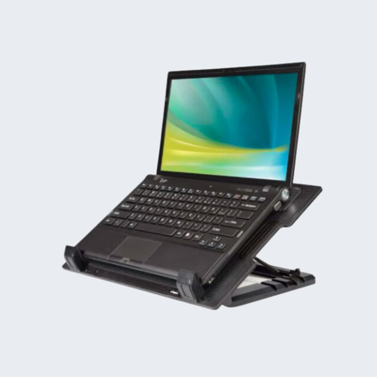 ERGOSTORE - Soporte ergonómico para notebook con ventilador Ergostore