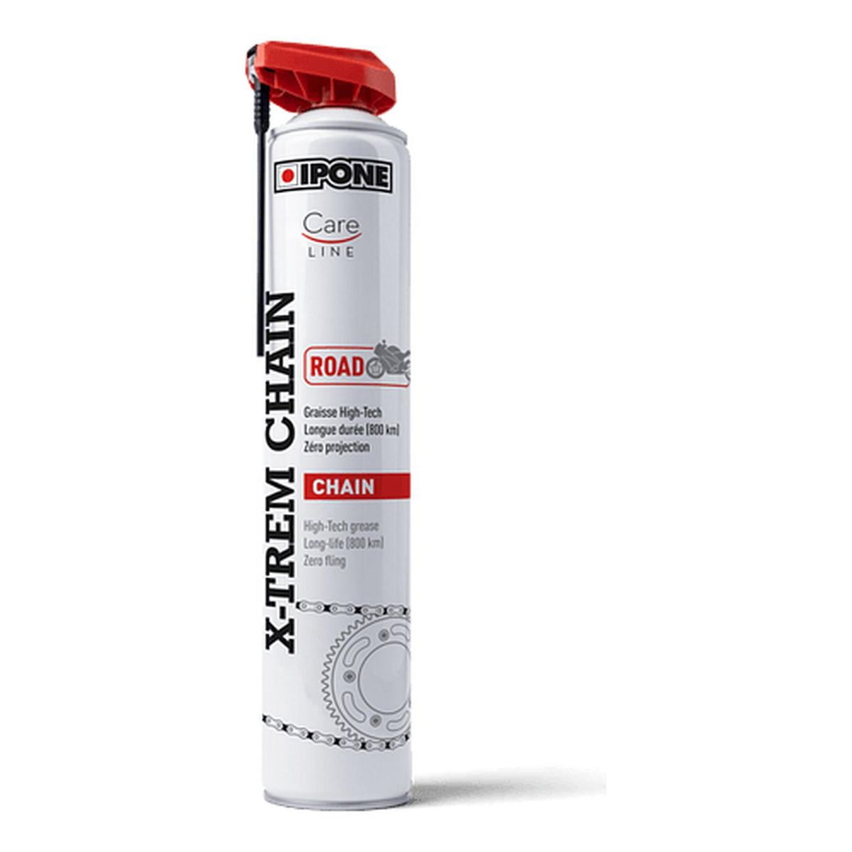 IPONE - Lubricante Cadena De Moto Chain Road Ipone 750ml Original