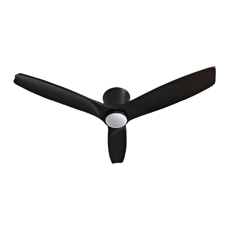 PRIMATERM Ventilador de Techo Faro Negro con Luz Led 3 Colores 42”