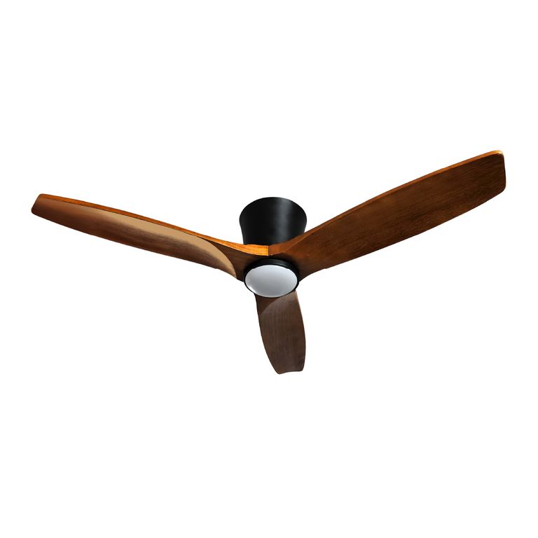 PRIMATERM Ventilador de Techo Faro Nogal con Luz Led 3 Colores 42”