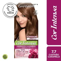 GARNIER - Nutrisse Cor Intensa Coloración Permanente 7.7 Castaño Caramelo