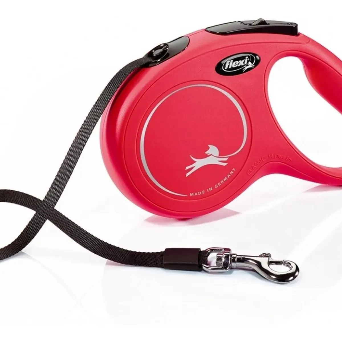 FLEXI - Correa Retráctil Para Perro Flexi Classic Talla S Max. 15kg - Rojo
