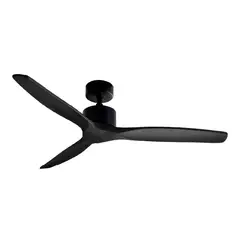 PRIMATERM - Ventilador de Techo Aviador Negro Ajustable 52”