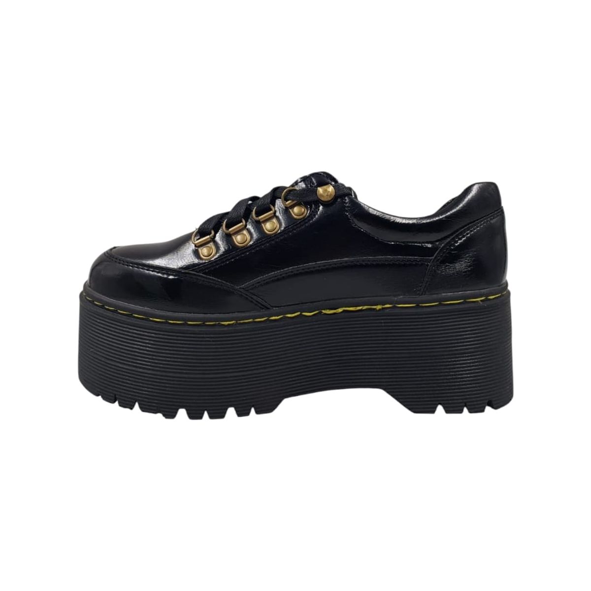 HERIEL - Zapato Negro Plataforma Mujer