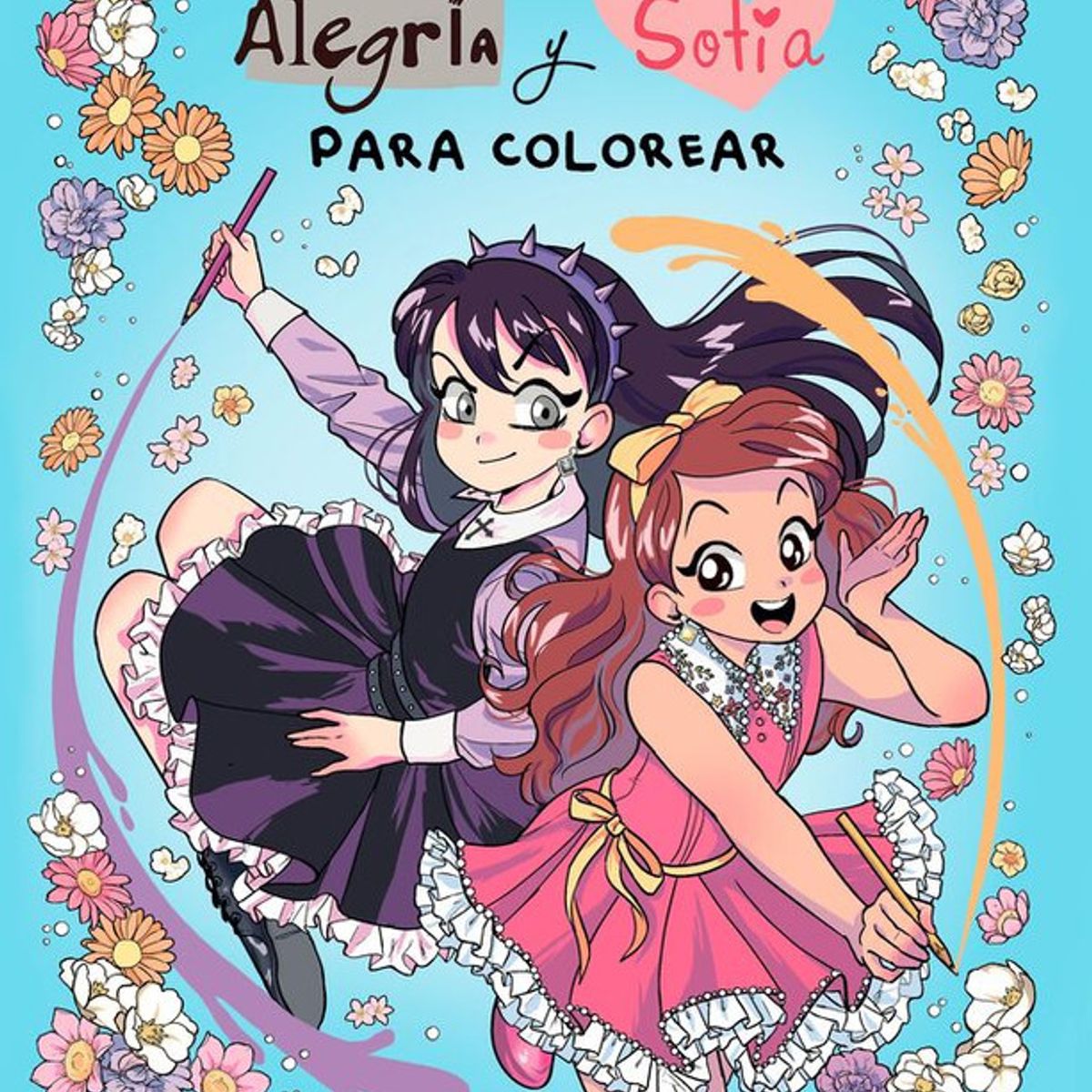 PLANETA COMIC - Libro Alegría y Sofía para colorear - Daniela Thiers