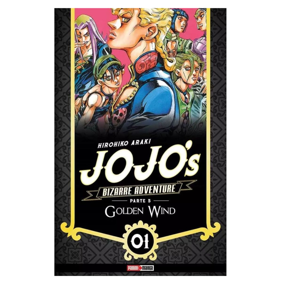 PANINI CHILE - JoJo's Bizarre Adventure - Parte 5 - Golden Wind N°1