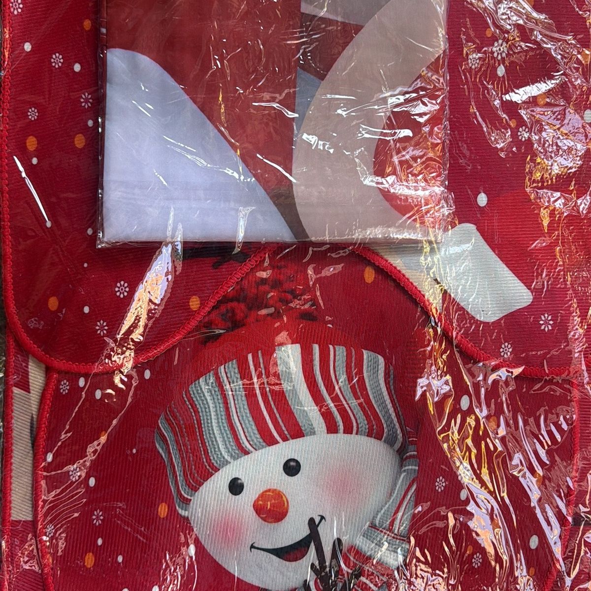 GENERICO - Set de baño de Navidad con cortina