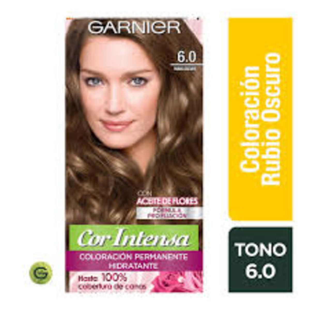 GARNIER - Nutrisse Garnier Cor Intensa Coloración Permanente 6.0 Rubio Oscuro