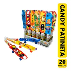 GENERICO - Caramelo Candy Patineta Mabu - SIN AZUCAR - Caja Con 20 Unidades