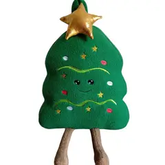 GENERICO - Cojín Peluche Árbol 40 cm Decoración Navidad