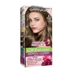 GARNIER - Nutrisse Cor Intensa Coloración Permanente 6.1 Rubio Oscuro Cenizo