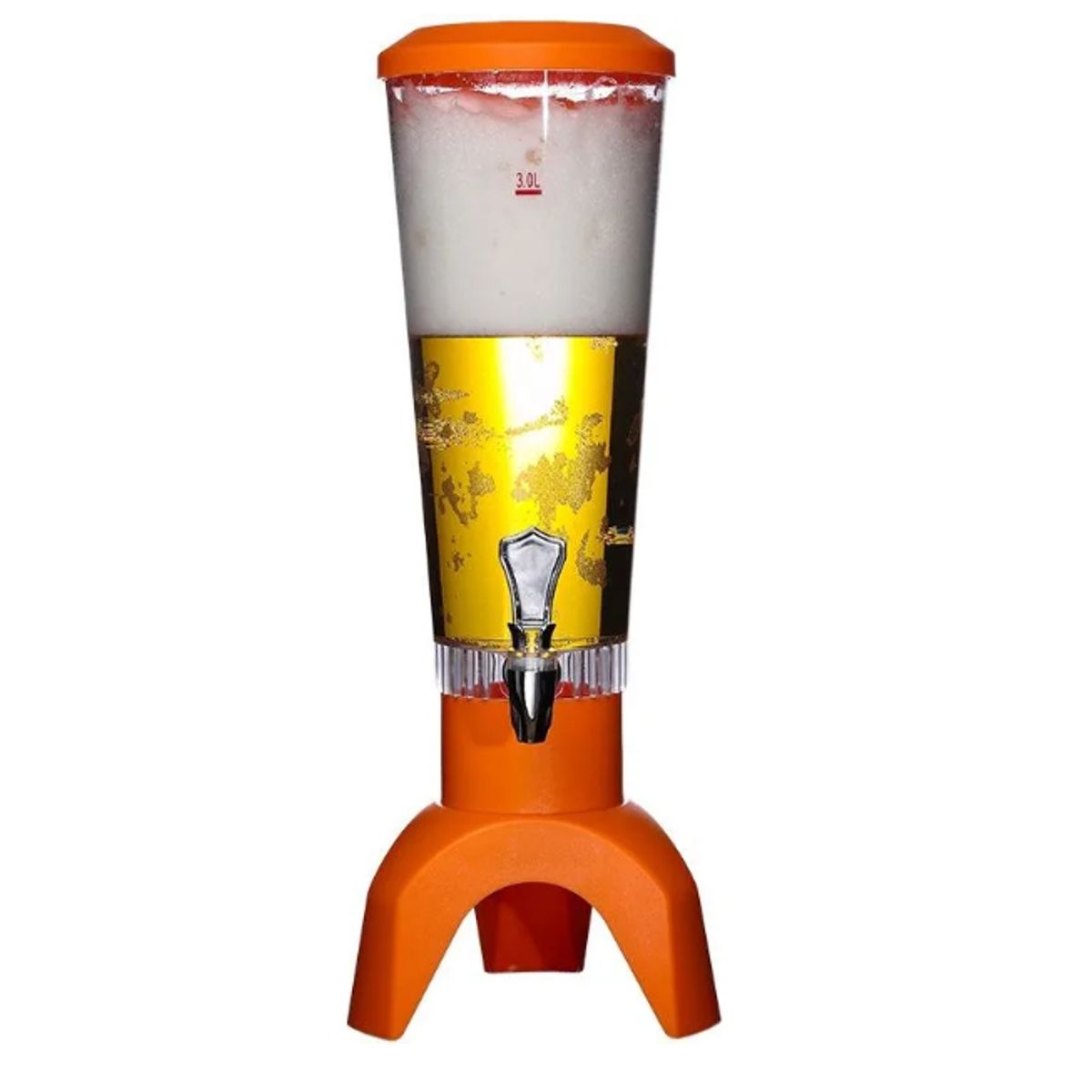 GENERICO - Dispensador Bebidas Cerveza Vino 3l + Altavoz Y Luz Led