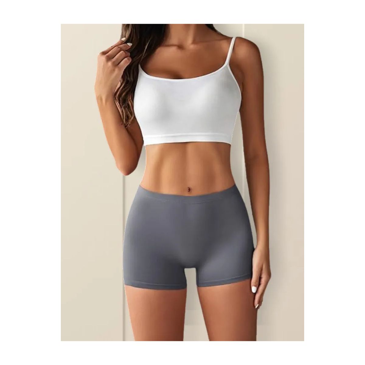 LOOK SHOP - Calza Corta Colegio, Short Mujer. Lycra Microfibra 264