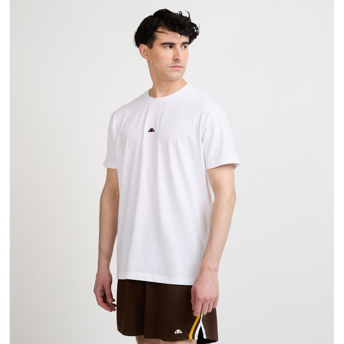 ELLESSE - POLERA HOMBRE ELLESSE BRIEN  BLANCO/CAFÉ