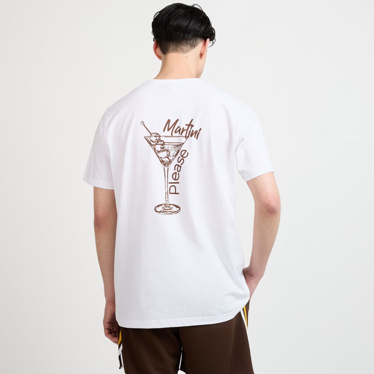 ELLESSE - POLERA HOMBRE ELLESSE BRIEN  BLANCO/CAFÉ