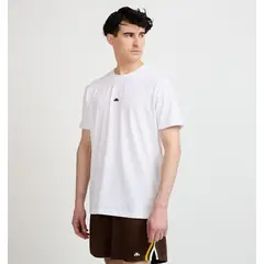 ELLESSE - POLERA HOMBRE BRIEN BLANCO/CAFÉ