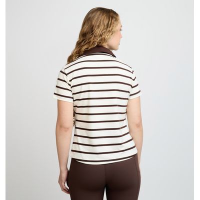 Imagen 2 del producto POLERA MUJER LORY RAYAS/CAFÉ