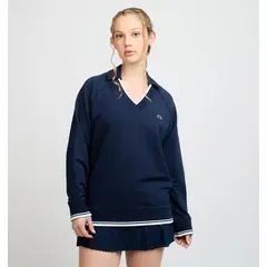 ELLESSE - POLERON MUJER TITA AZUL MARINO