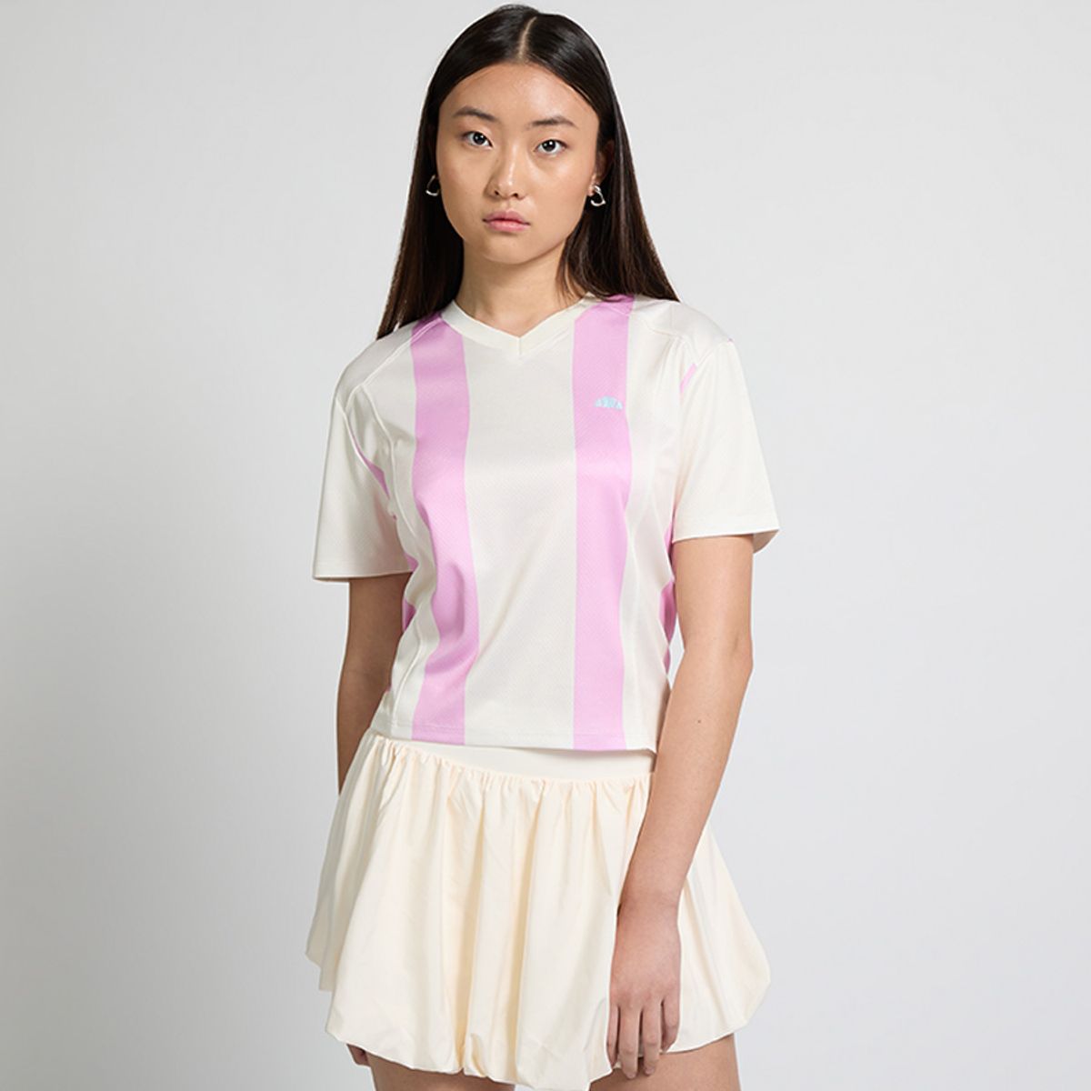 ELLESSE - POLERA MUJER ELLESSE GIGI ROSADO CLARO/BLANCO