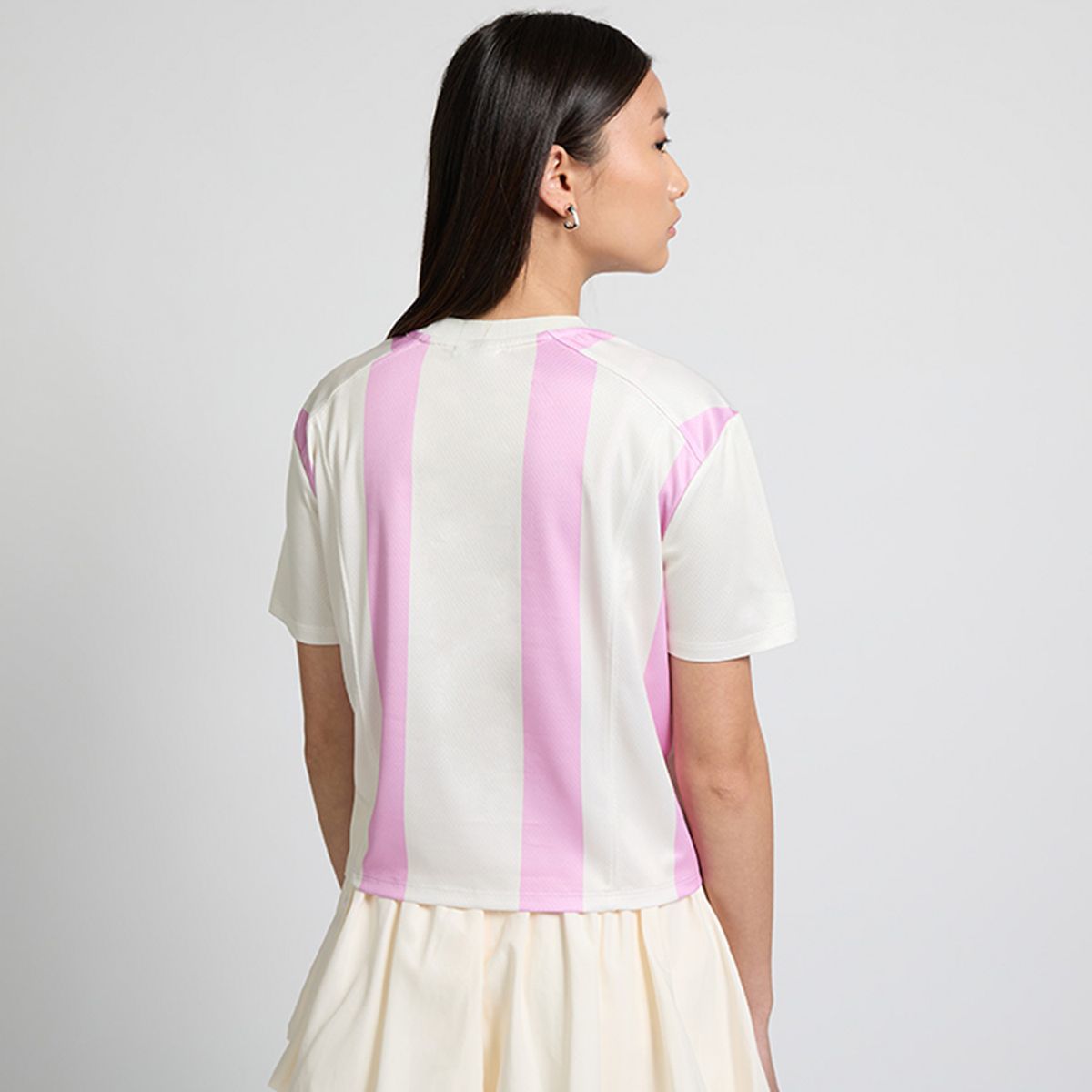 ELLESSE - POLERA MUJER ELLESSE GIGI ROSADO CLARO/BLANCO