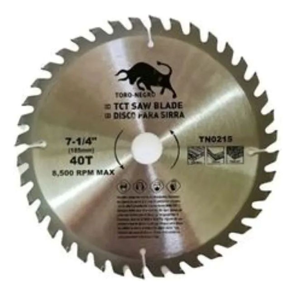 METALFER - Disco De Sierra Circular 7 1/4 Pulgadas 60 Dientes